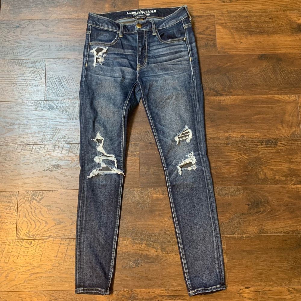 American Eagle | Distressed Skinny Jegging